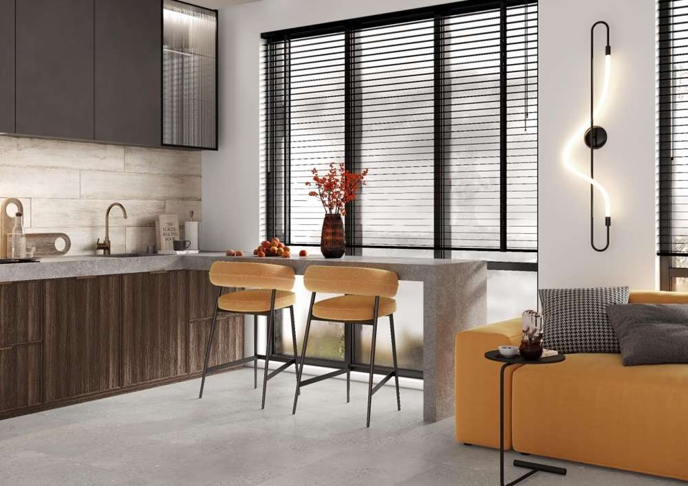 На пол Harley Серый матовый 50х50 - фото 7