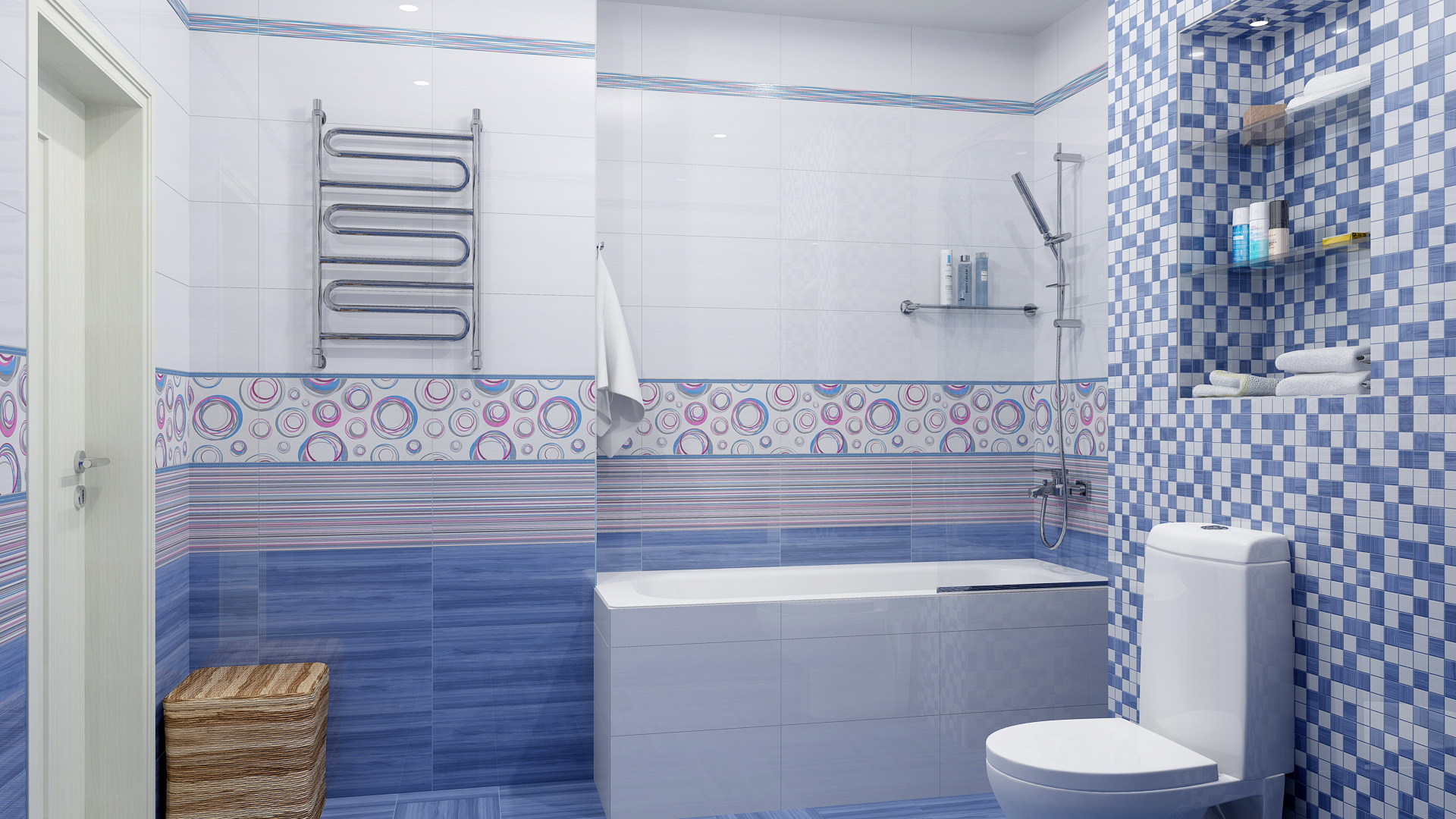 Декор Enigma Бежевый полоски - фото 3