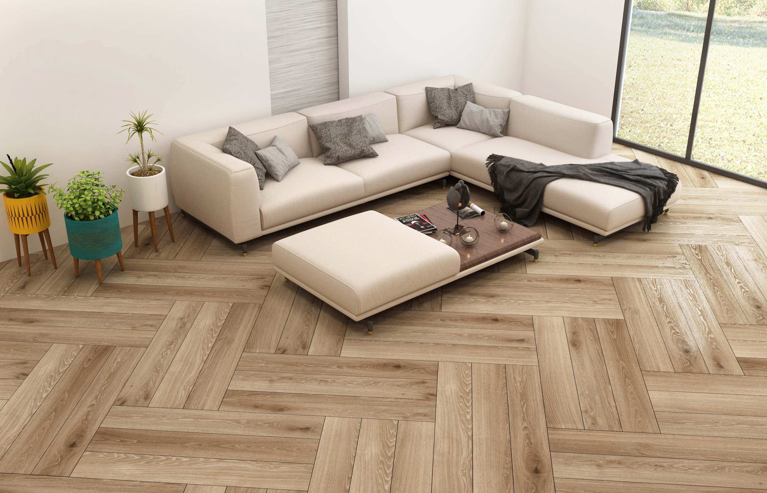 12L-019 На пол Chiron Wood Choco Carving 20х120 - фото 3