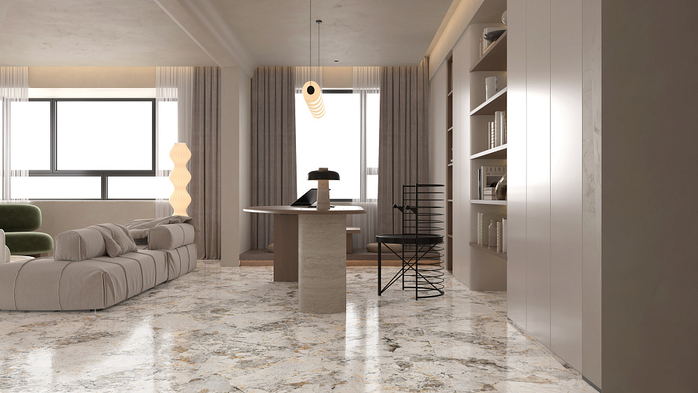 BHW-0042 На пол Phoenix Full body polished (gold) 60x120 - фото 7