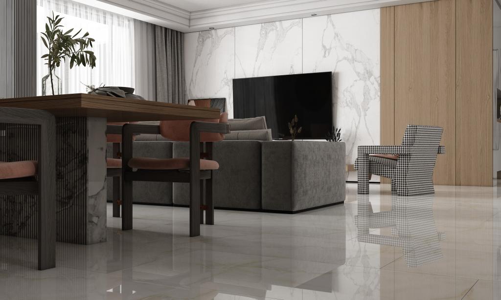 3042 На пол Aqarius Onyx Grey matt 60x120 - фото 6