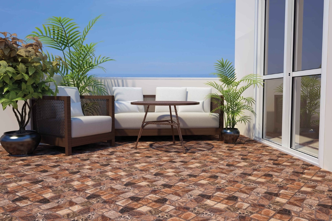 17283 На пол Vilio Brown коричневый рельеф 29.8x29.8 - фото 11