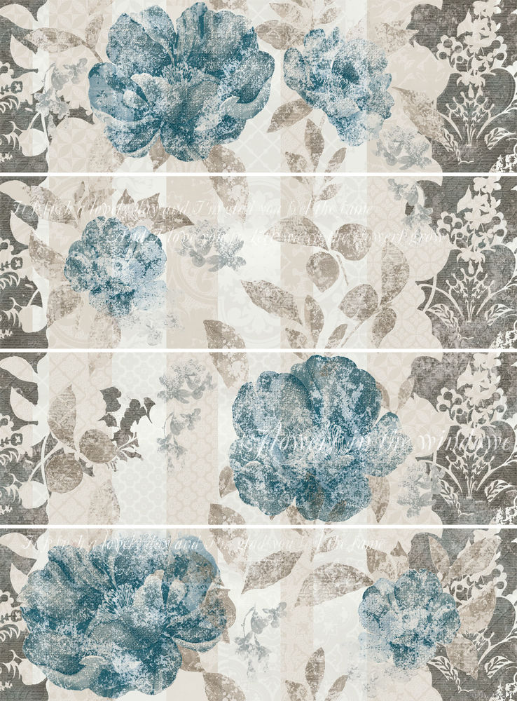 8Y2N Панно Aquarelle Tempera-4 Turquesa