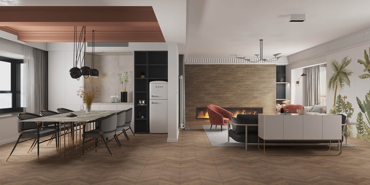 30360520000901 На пол Nordic Wood Matt Rectified 60x120 - фото 3