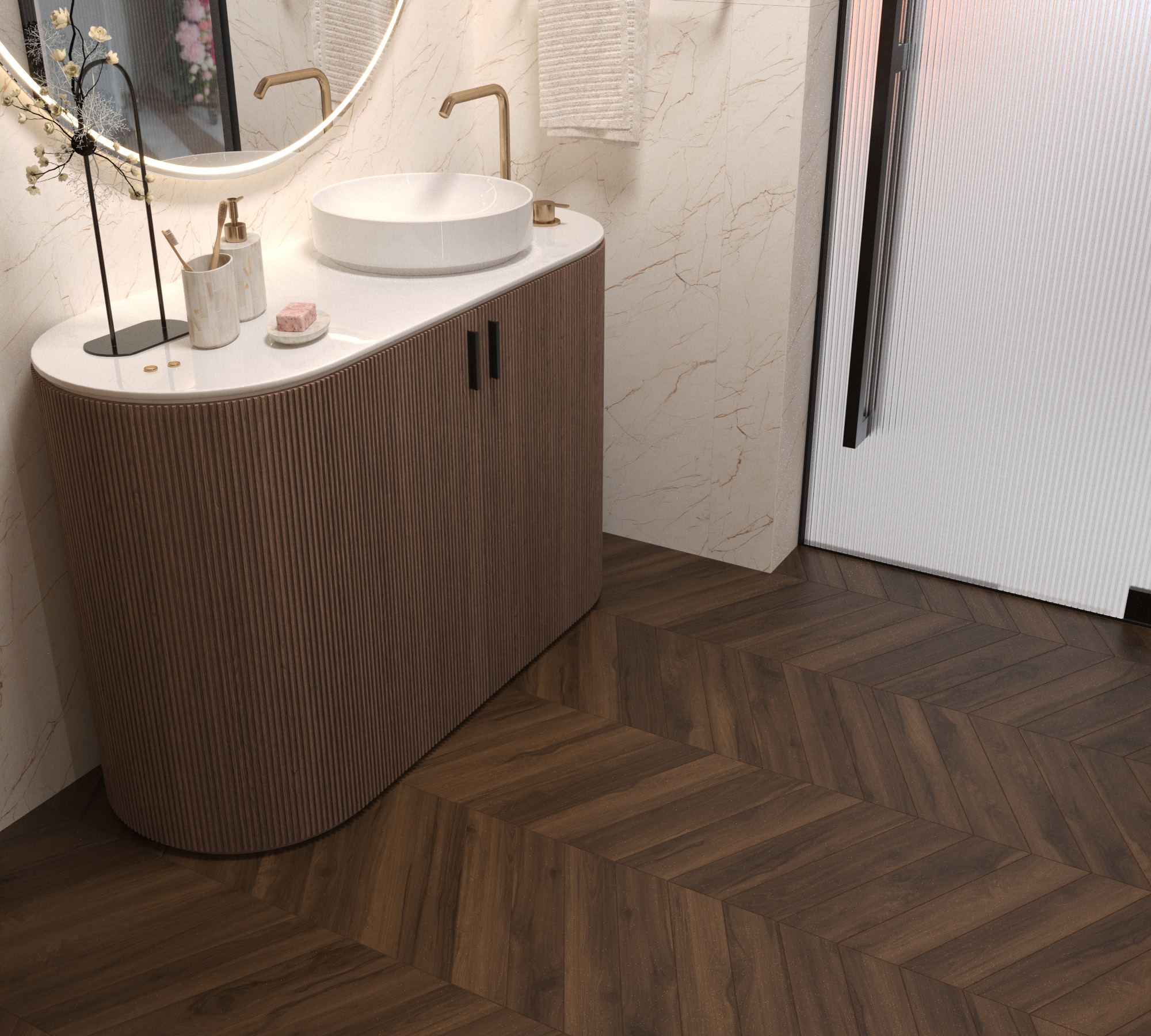 Creanza Scarlet Wood