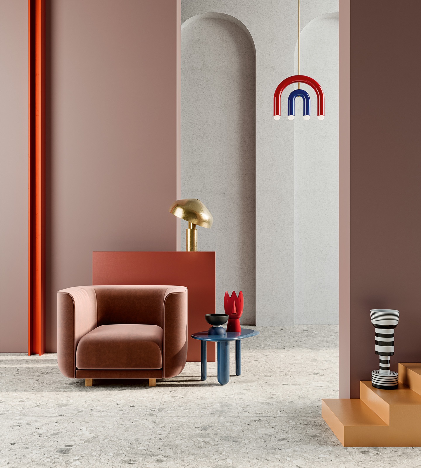 620070002485 Ступень Brera Grey Scalino Angolare Sx 120х33 - фото 2