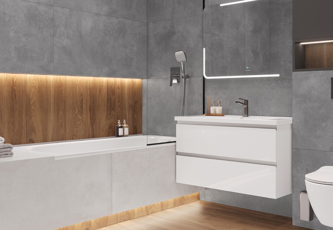 На пол Concrete Courage Dark Grey Темно-серый Матовый 80х80 - фото 7