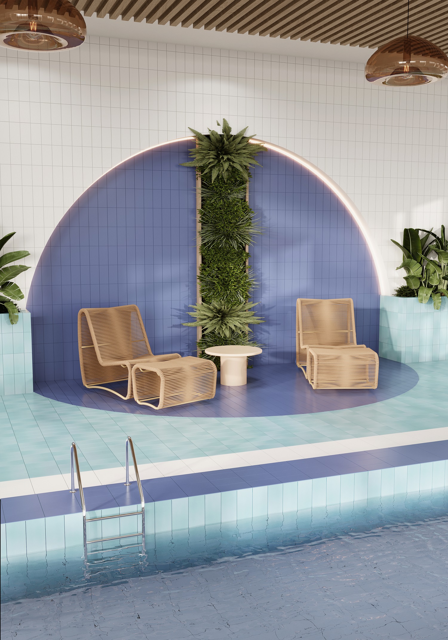 На стену Верона Голубой - фото 4