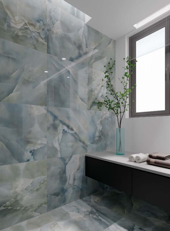 На пол Paradise Turquoise Polished Rec. 60x120 - фото 5