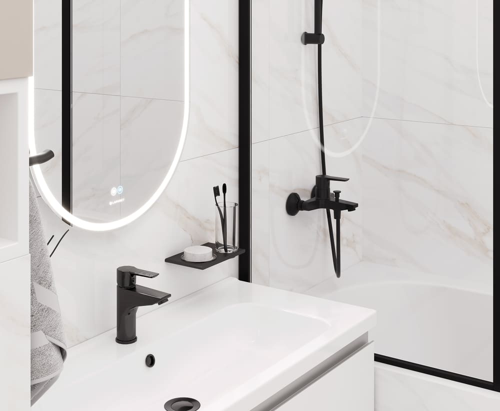 На пол Calacatta Clarity Gold Белый Полированный 60х6 - фото 7