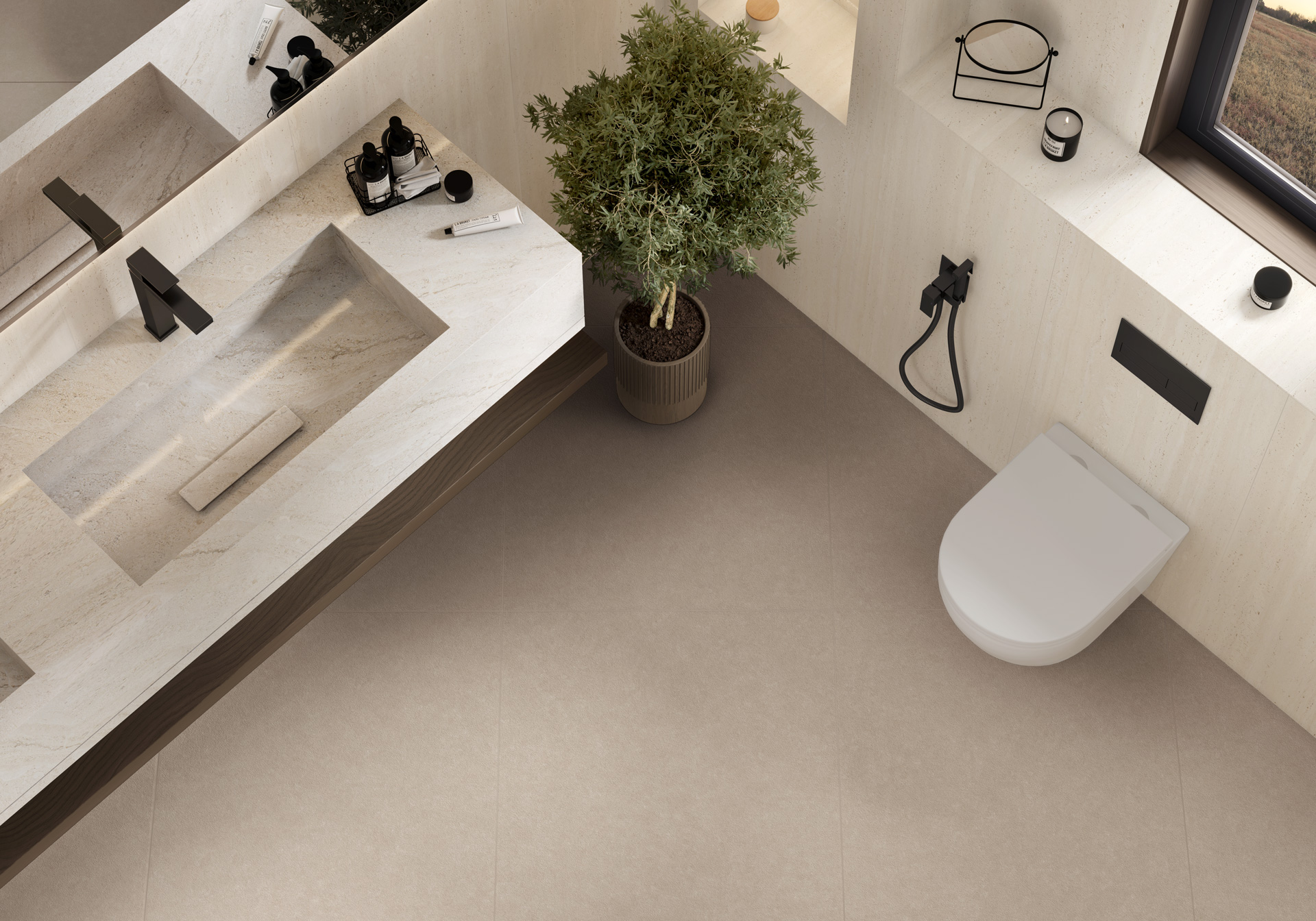 8080NVL18M На пол Nevel Taupe матовый граниль 800x800 - фото 15