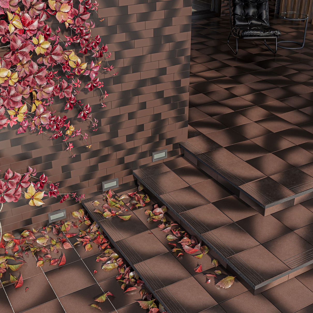 На пол Амстердам 4 рельеф 298х298х7 - фото 5