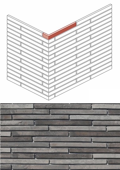 693-85 На стену Реген Брик Design угол 33х4