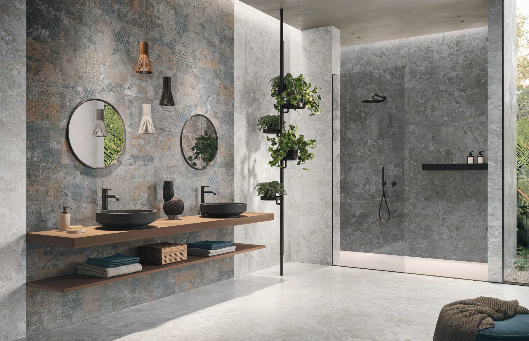 136900 На пол Mockup Ostuni Grey Nat Ret 60x120 - фото 7