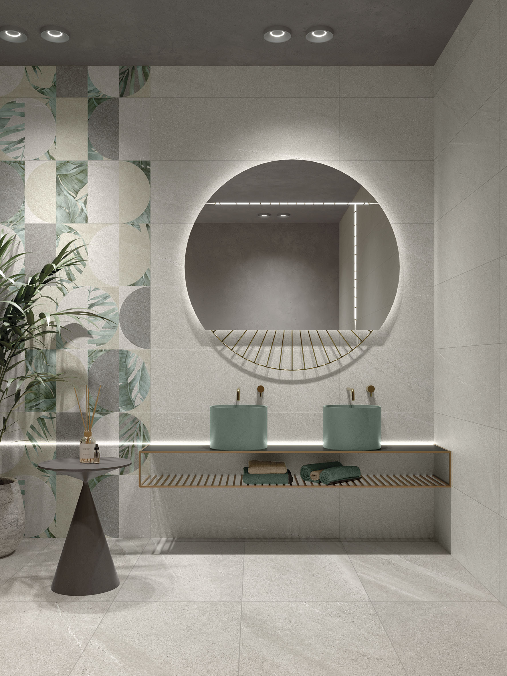 LIMWHI60120 На пол Limestone White Rett 60x120 - фото 17