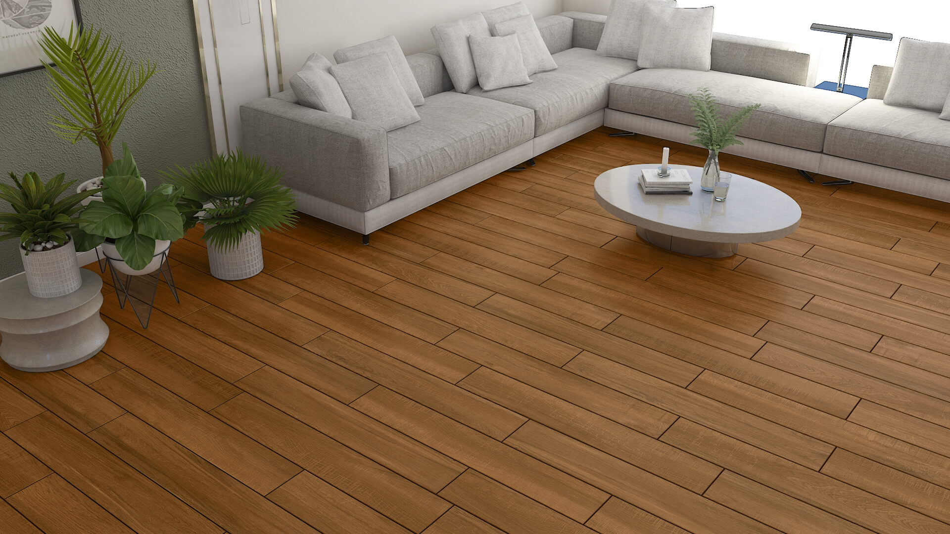 1064  На пол Wood Parma Honey Mate 120x20 - фото 26