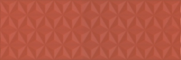 12120R На стену Диагональ Красный структура обрезной