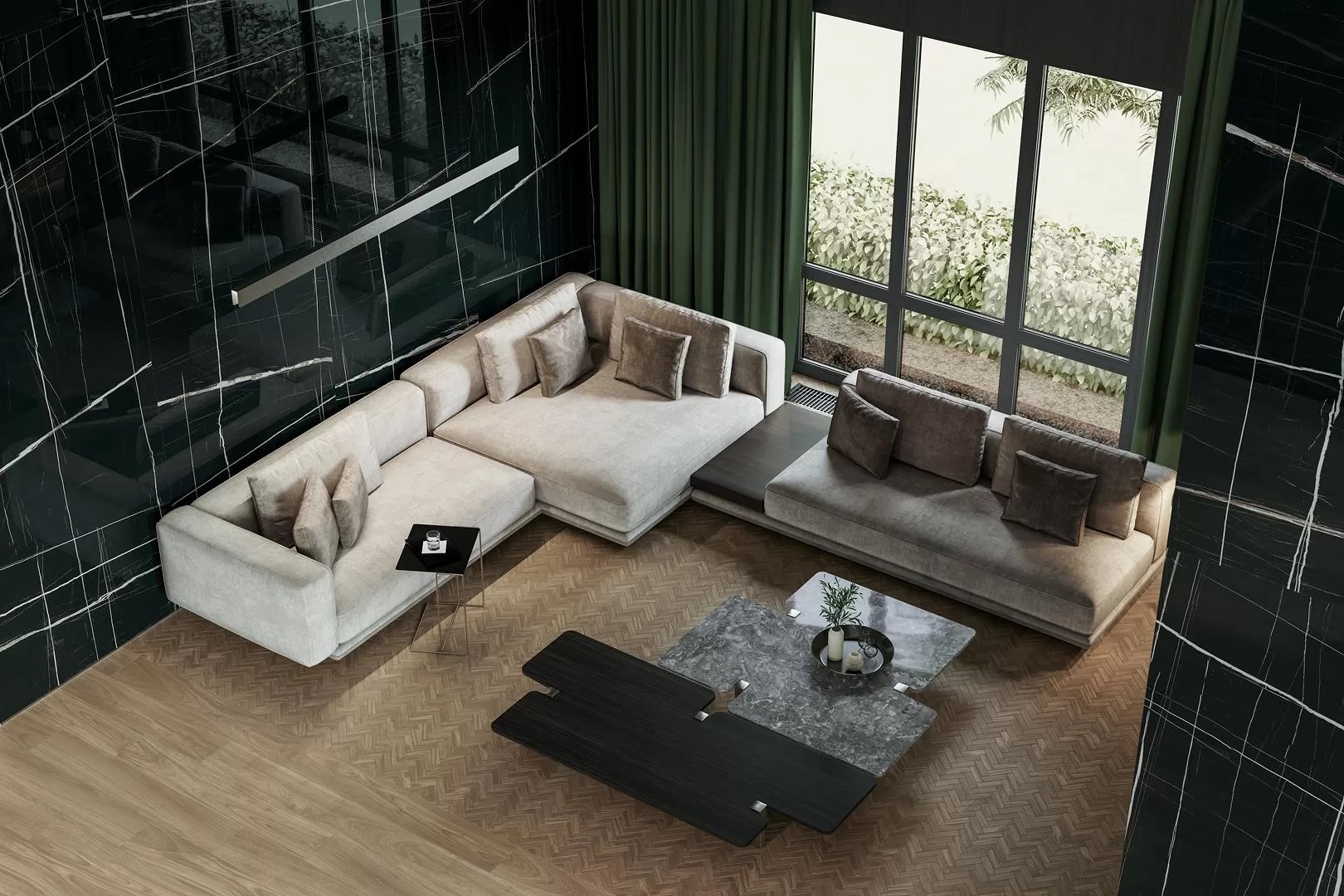 T042/SG5269 На пол Монтиони Мозаичный Коричневый Светлый 34x35.5 - фото 8