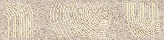 KMB2TGL004BR Бордюр Руссильон Бежевый матовый обрезной 30x7.2x0.9