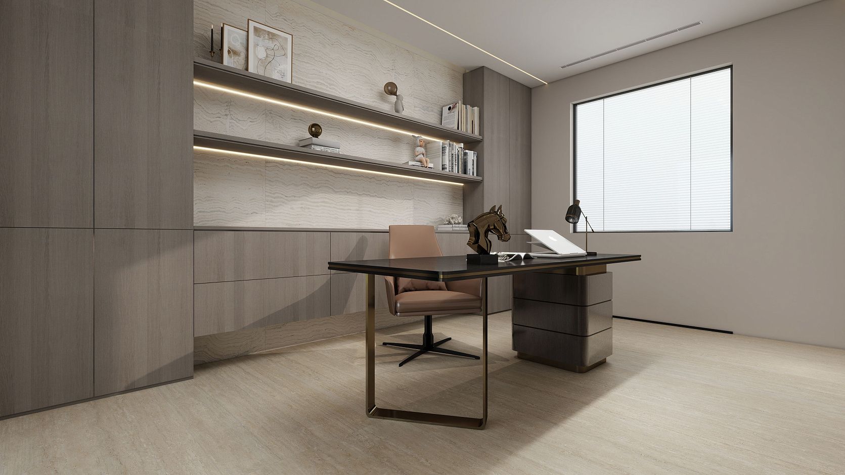 BHT-1006 На пол Travertine Basic Ivory Matt 600x1200x10 - фото 3