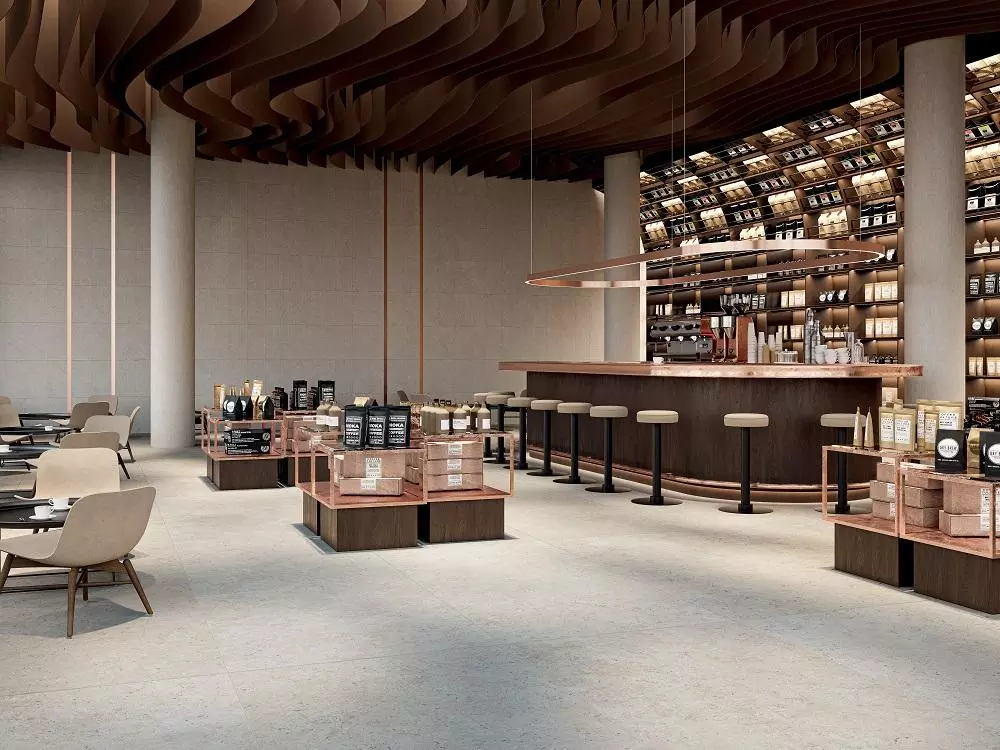 DD205420R/GR Ступень Про Лаймстоун Бежевый темный с насечками 9мм 60х30 - фото 10