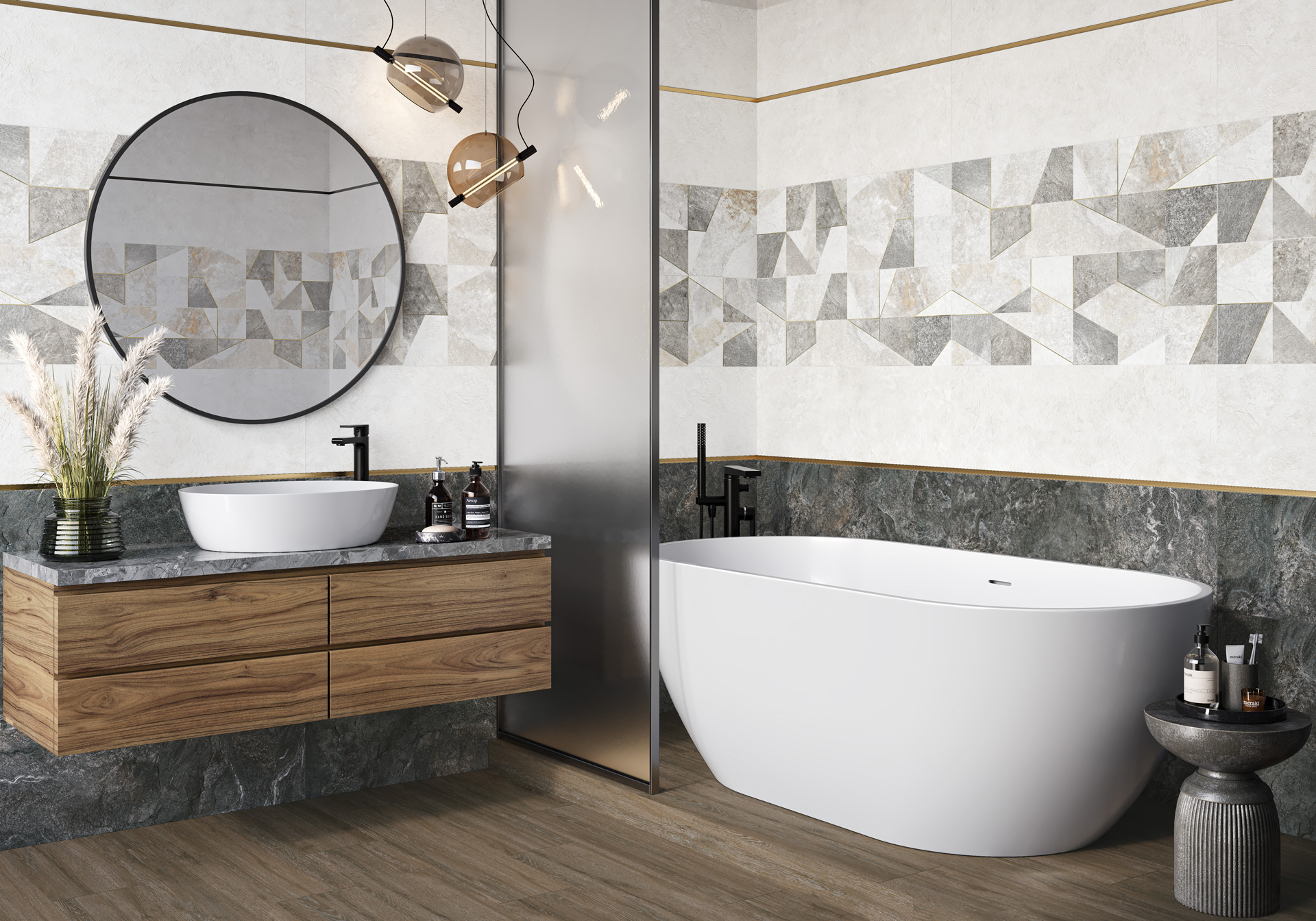 TWU3090LAN74R На стену Land 74R матовая 300x900x8.5 - фото 7