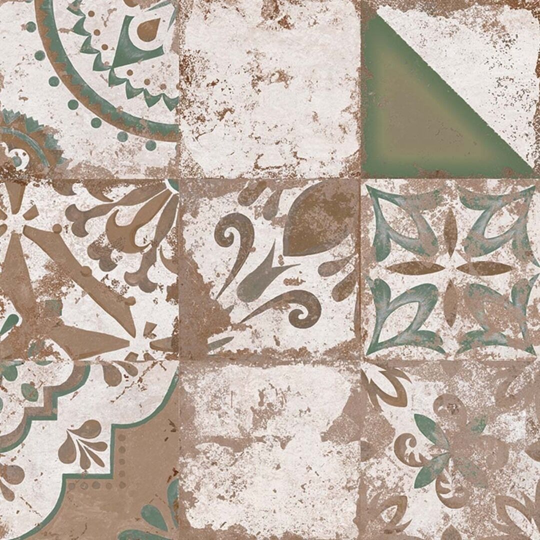 На пол Memory 7 Verde Brillo 58x58