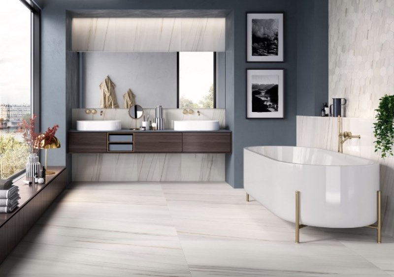 J90925 На пол Canova Calacatta Matt Rett 6mm 120x280 - фото 2