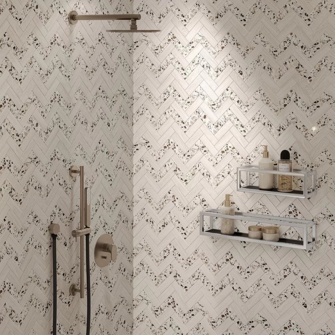 T042/SG5269 На пол Монтиони Мозаичный Коричневый Светлый 34x35.5 - фото 15