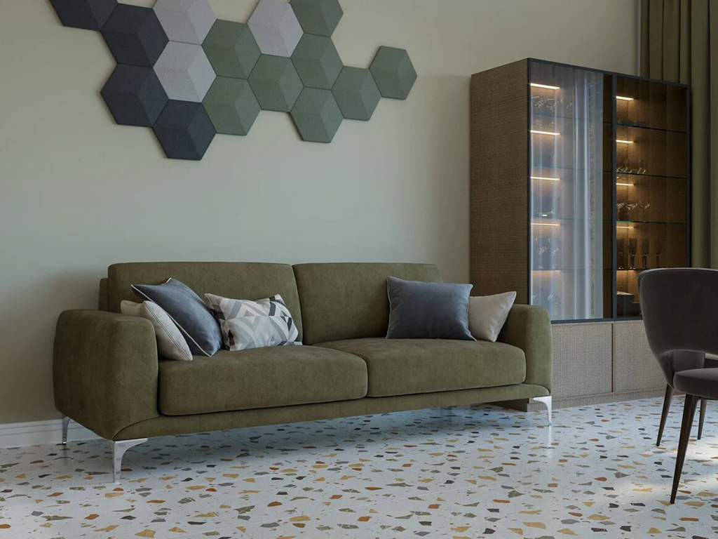 07695-0001 На пол Terrazzo Mix Glossy - фото 3