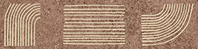 KMB2TGL006BR Бордюр Руссильон Коричневый матовый обрезной 30x7.2x0.9 - фото 4