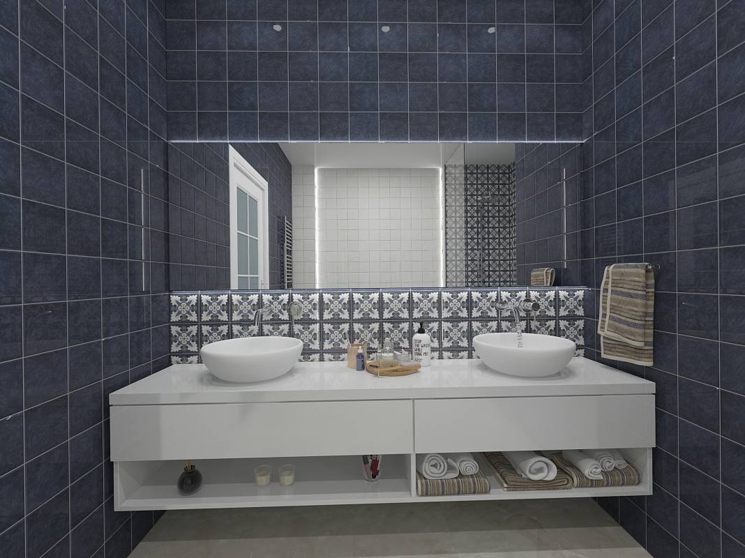 Декор Smalto Decor Blu 3 15x15 - фото 9