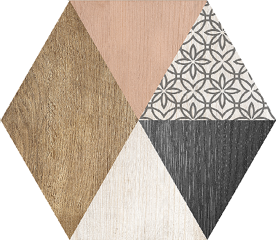 На пол Art Deco Hexa Mix (15 вариаций) - фото 12