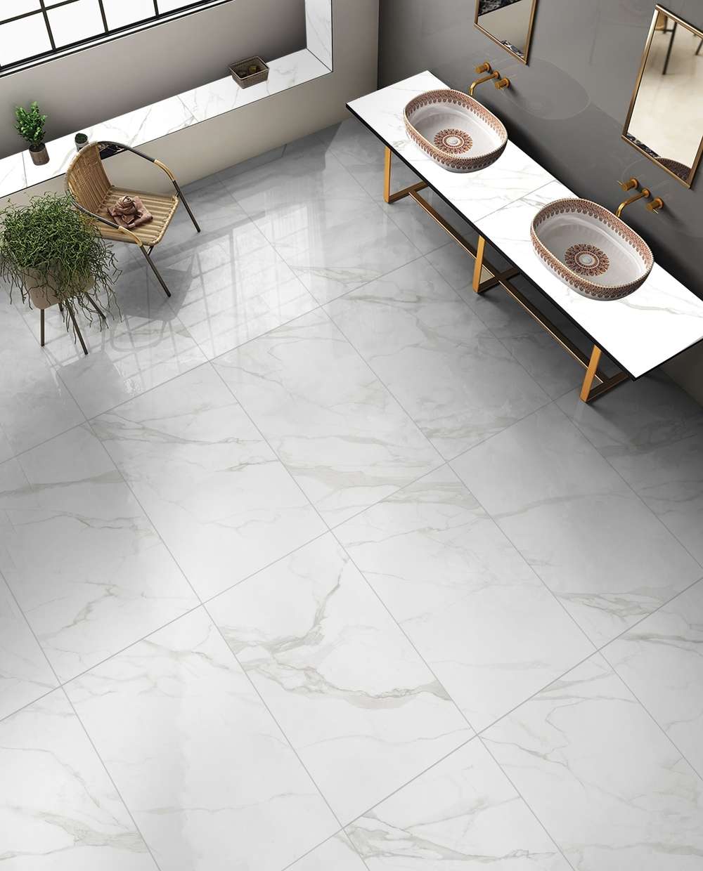 Eurotile Kinder White
