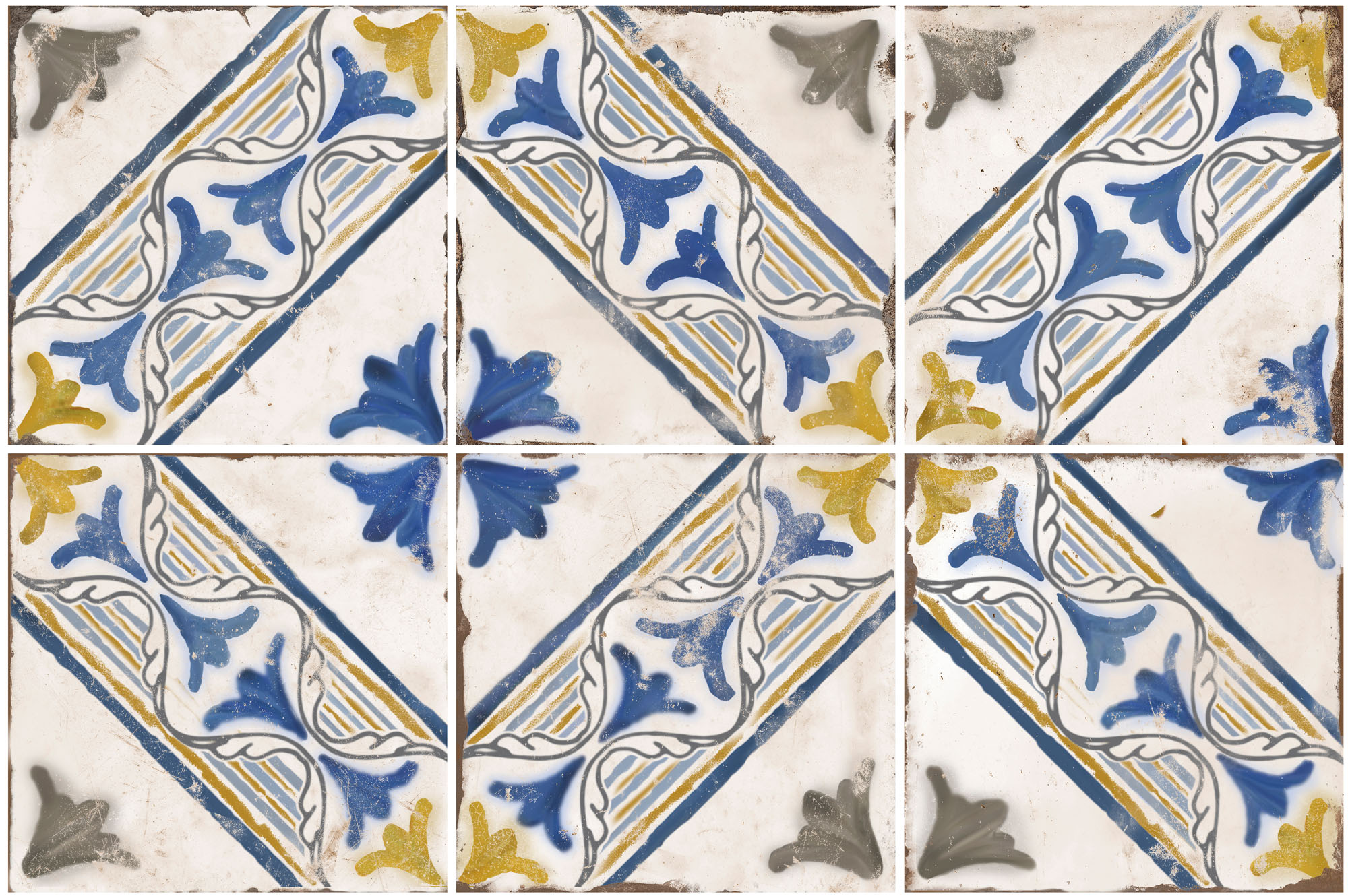 На пол Magnolia Lina 20х20 - фото 2