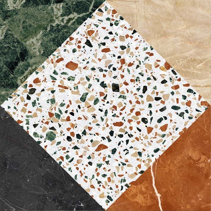 0005896 На пол Play Marble White 20x20 - фото 7