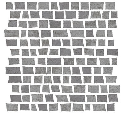 1062375 Декор Costruire Random Metallo Titanio 30