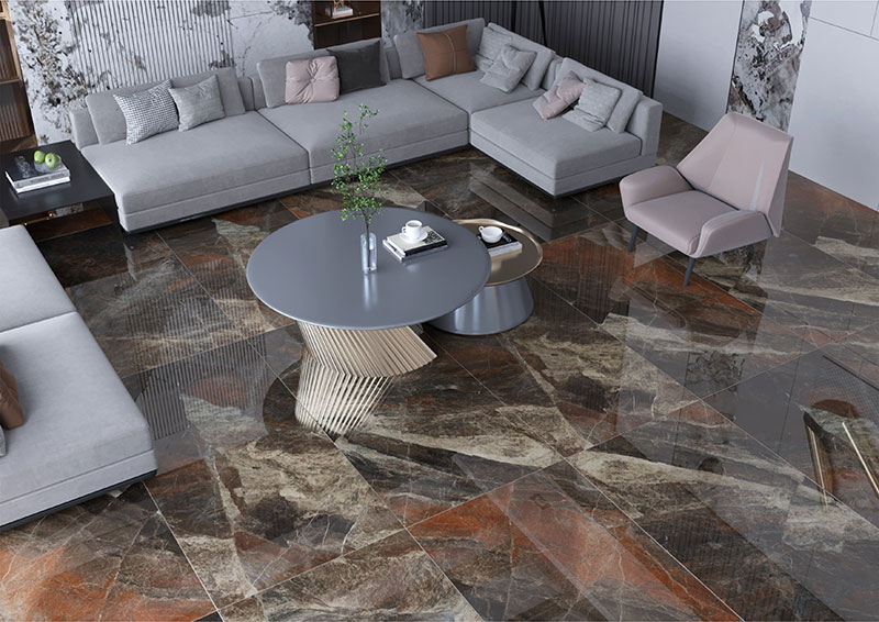 На пол Polished Sahara Dark 60x120 - фото 19