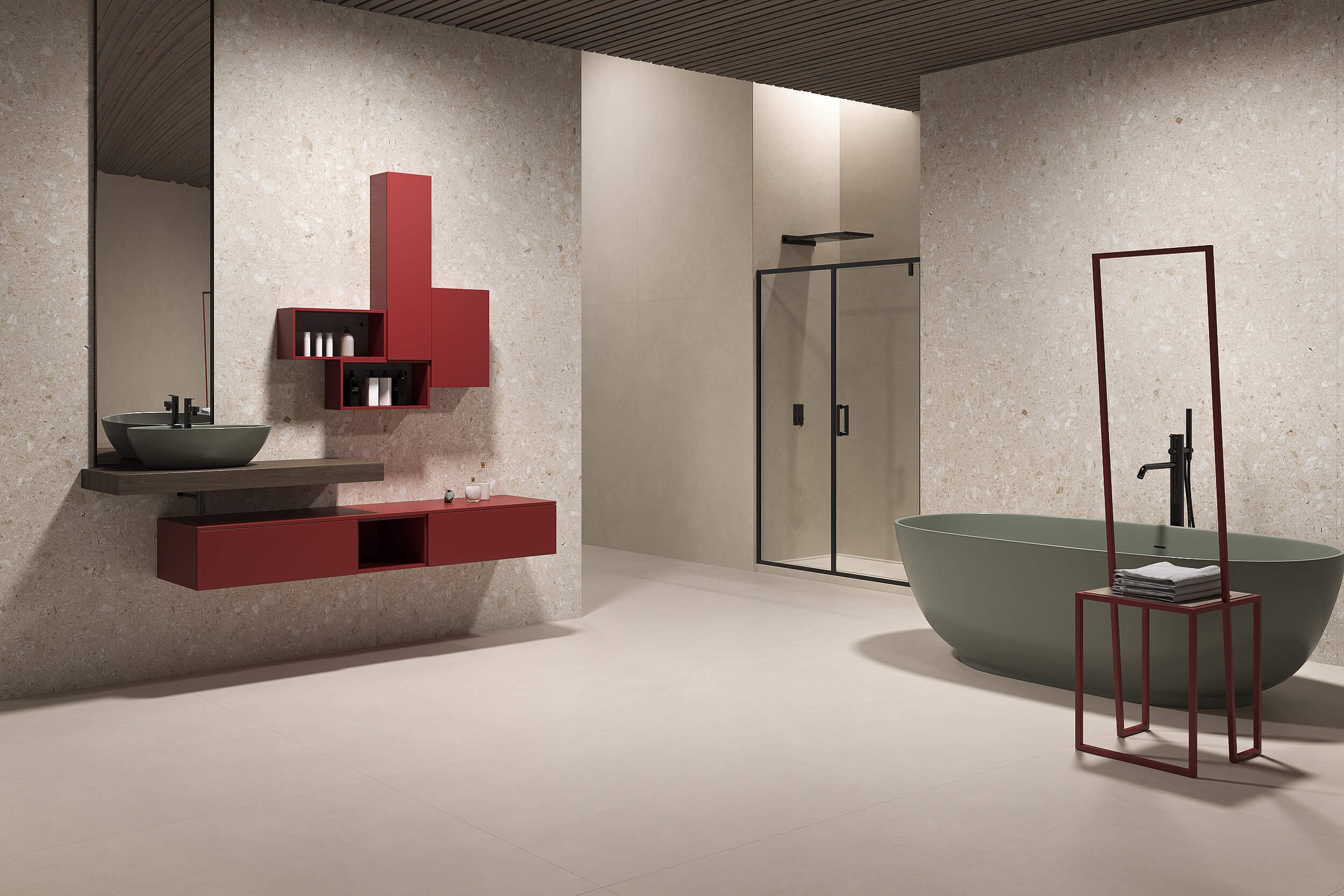 933  На пол Cement Flake Mud 180x120 - фото 24