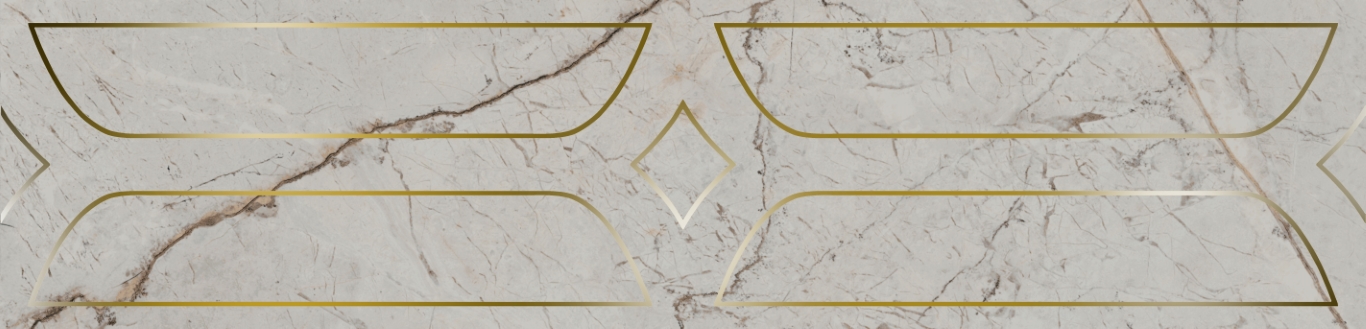 KMB3STA001BR Бордюр Ифран Серый светлый глянцевый обрезной 60x14.5x0.9