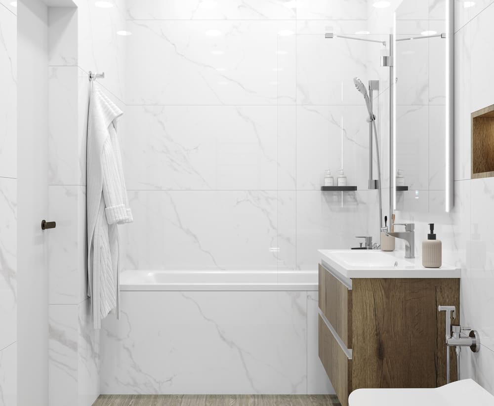 На пол Statuario Justice Grey Белый Матовый 60х120 - фото 6