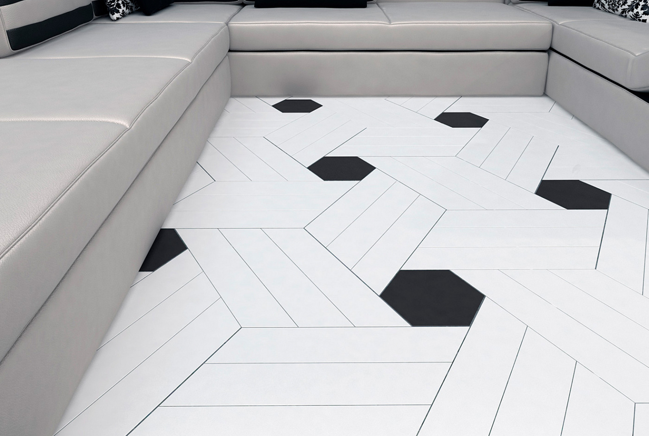 113932 Напольный Floor Tiles Hexa Ice White Matt - фото 10