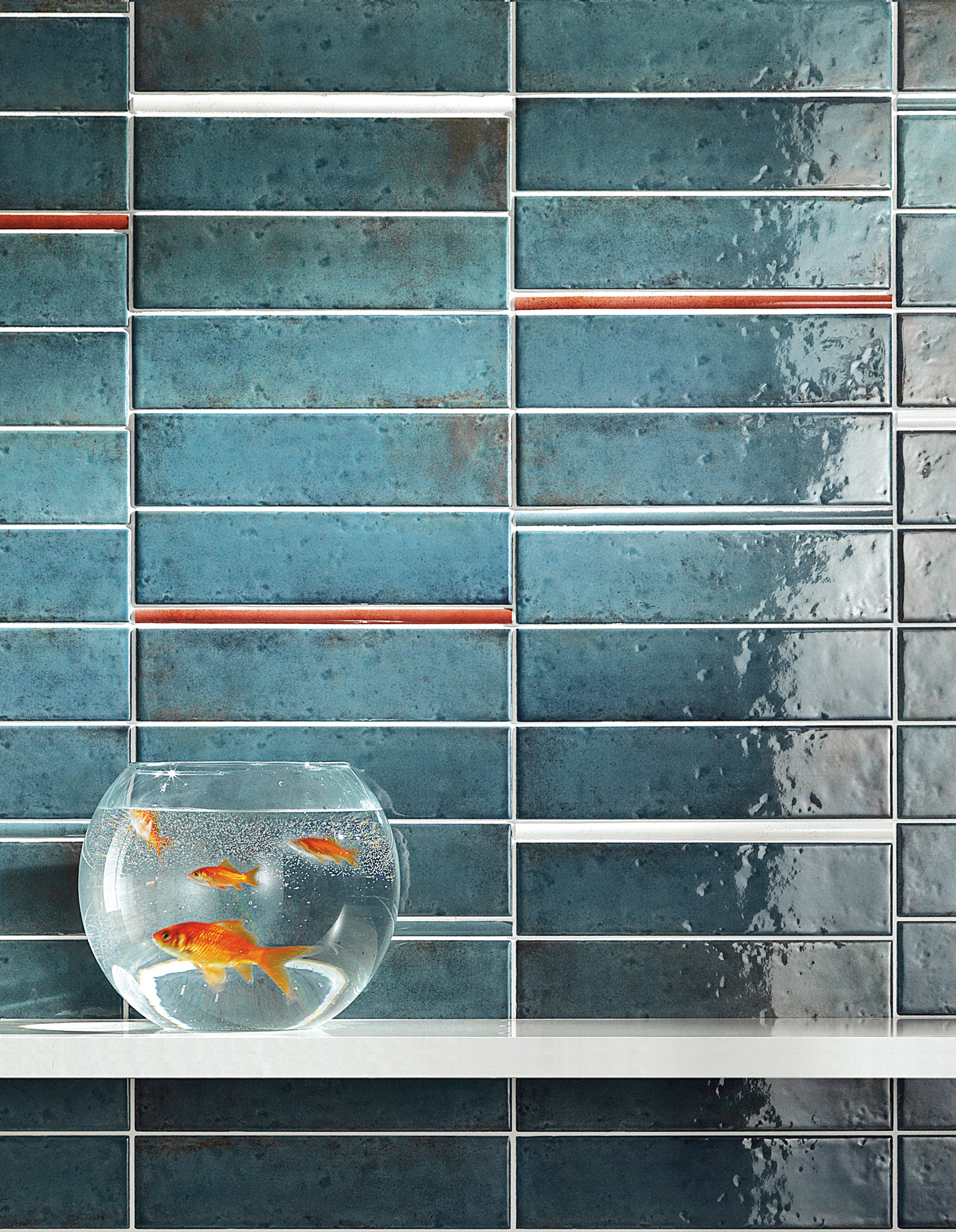 154505 На стену Oxida Brick Green 7.5x30 - фото 6