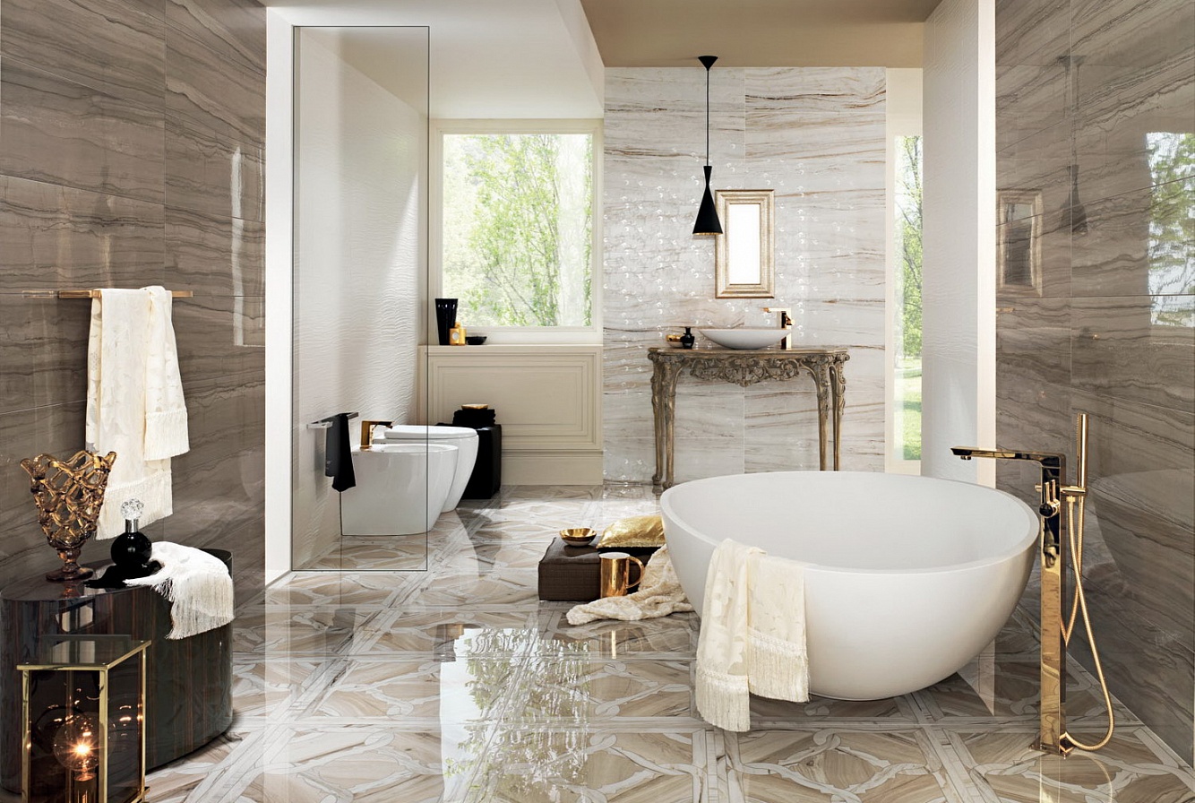 MM0268L На пол Marmi Imperiali Zeb gold 60x60 - фото 24