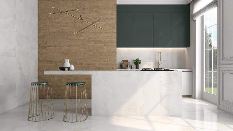 На пол Amarna Shell Leviglass 120x120 - фото 3