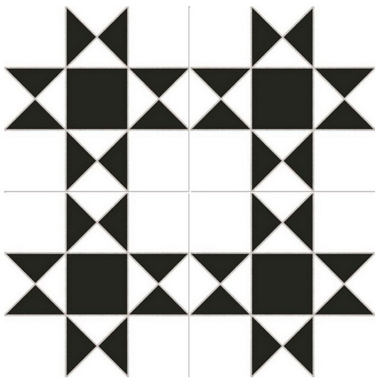 На пол Chic Cardiff White 44.5x44.5