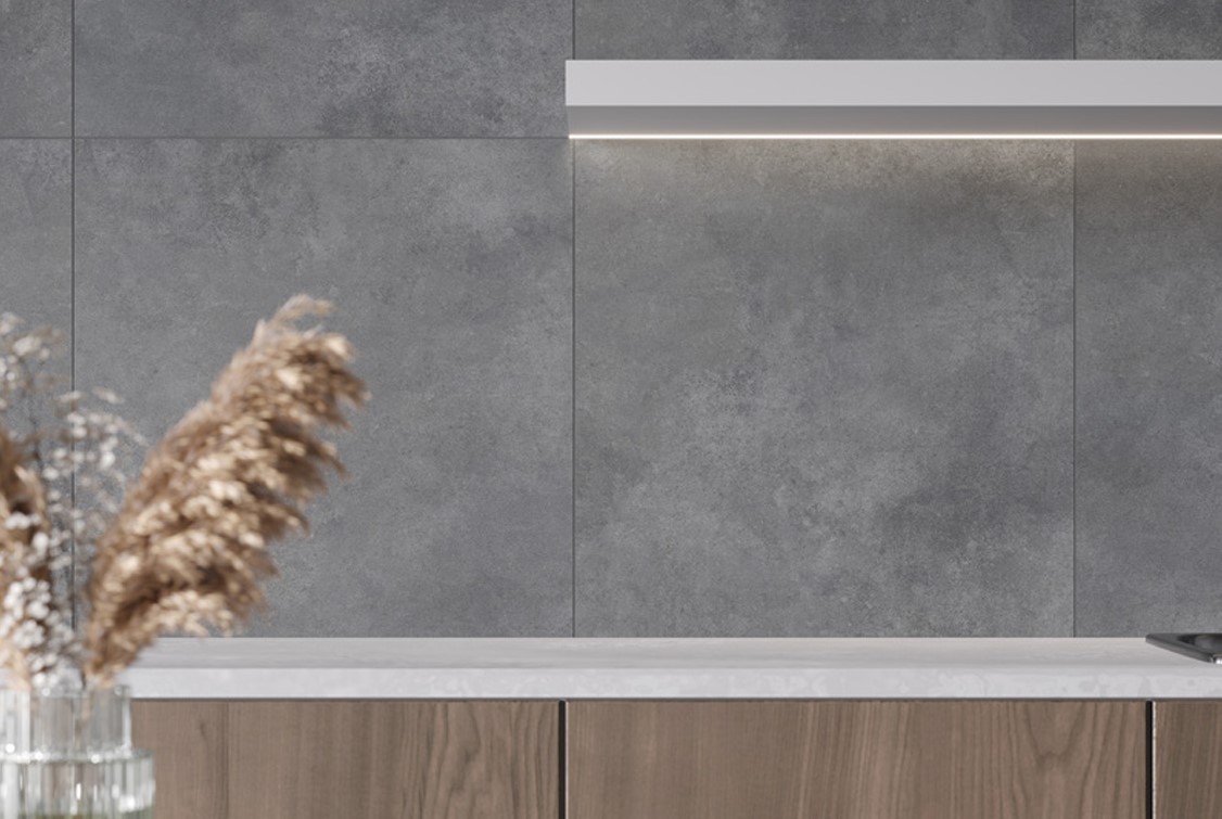 На пол Concrete Courage Dark Grey Темно-серый Матовый 80х80 - фото 10