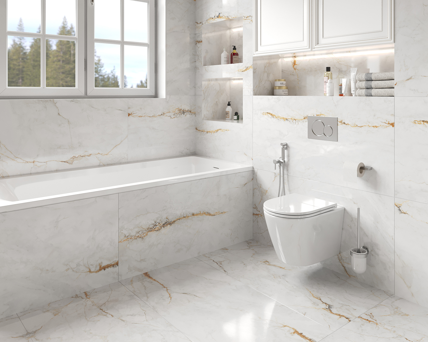 На пол Modern Palermo Polished 7мм 60x120 - фото 8