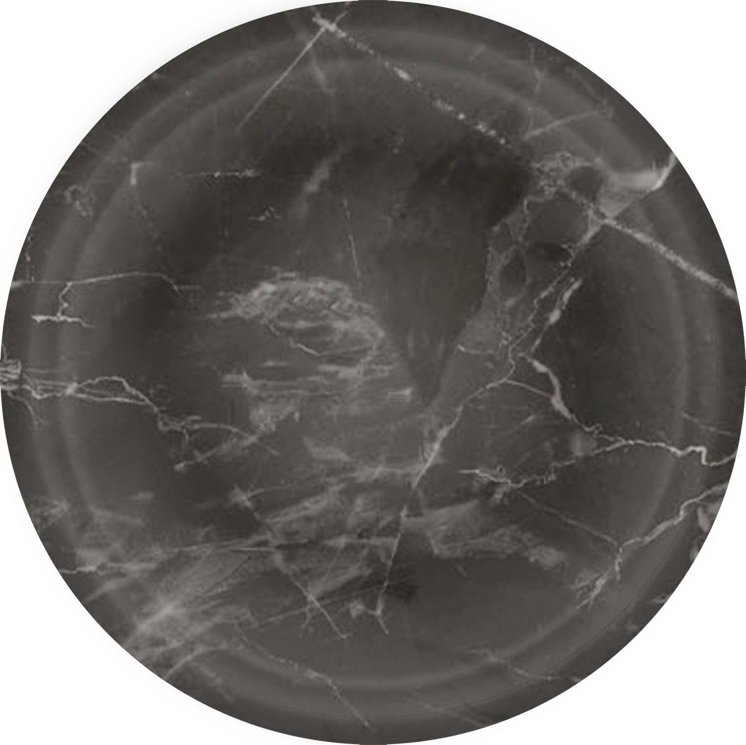 OBD005 Декоративная вставка Коррер Чёрный глянцевый 16x16x1.2 - фото 2