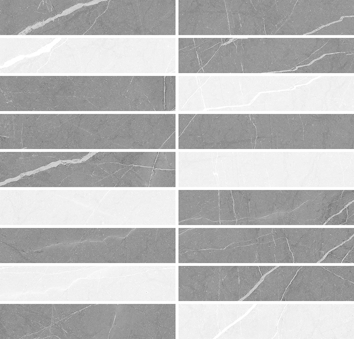 Декор Rubio Микс Серая - фото 3